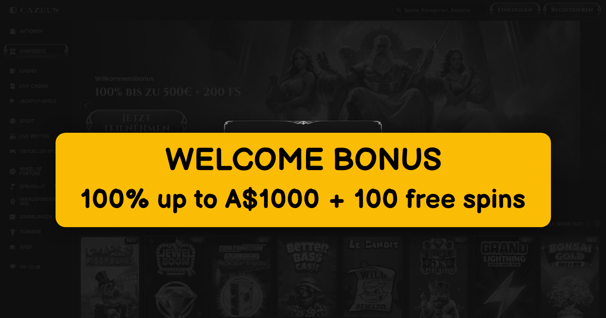 Cazeus Casino Australia: Top Online Slots